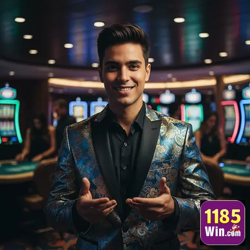 Ilustração de Explore os servicos VIP da 1185win com agilidade e segurança